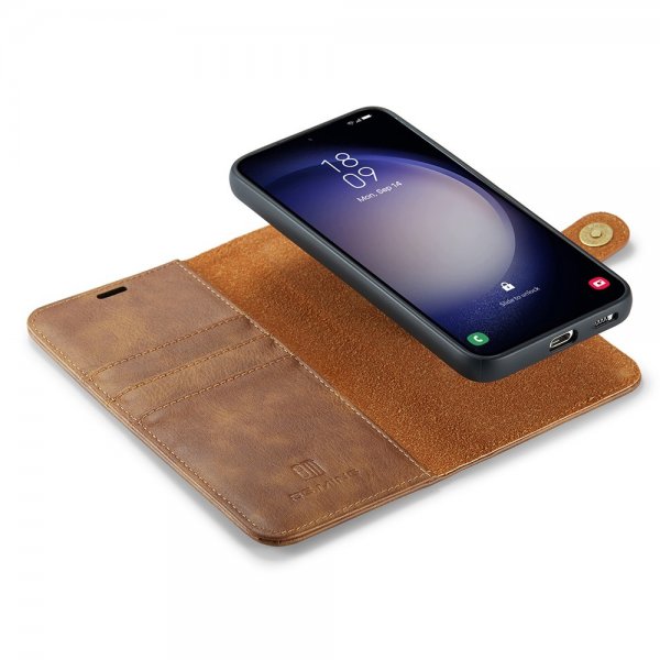 Dg.Ming Samsung Galaxy S25 Plus Etui Avtagbart Deksel Brun