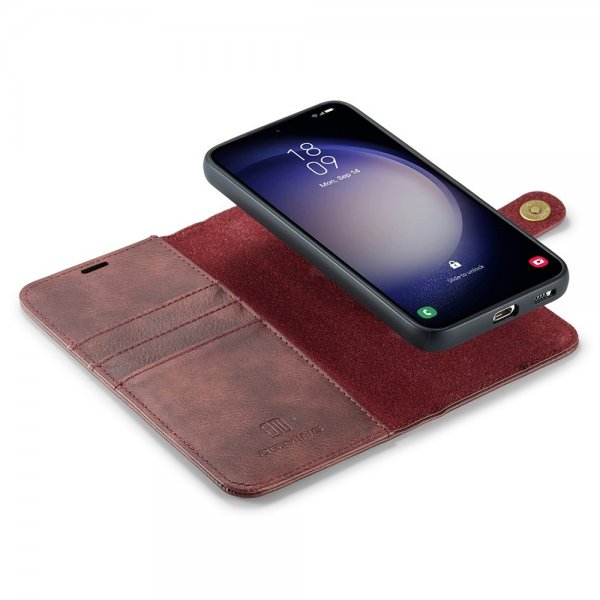 Dg.Ming Samsung Galaxy S25 Plus Etui Avtagbart Deksel Rød