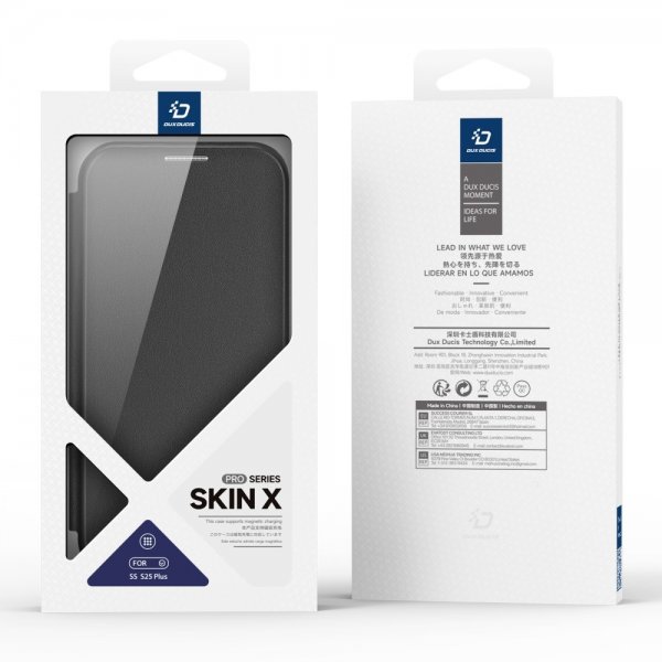 Dux Ducis Samsung Galaxy S25 Plus Etui Skin X Pro Series Kickstand MagSafe Svart