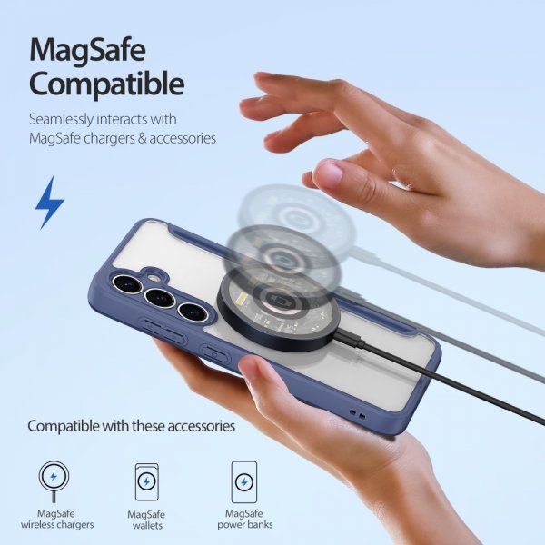 Dux Ducis Samsung Galaxy S25 Plus Etui Skin X Pro Series MagSafe Blå