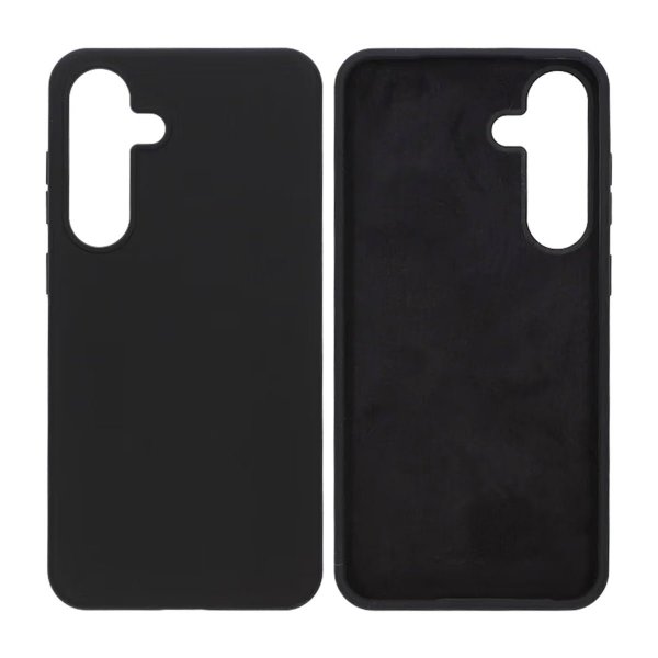 Rvelon Samsung Galaxy S25 Plus Deksel Silikon Svart