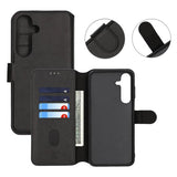 Rvelon Samsung Galaxy S25 Plus Etui Detachable Wallet Case Svart