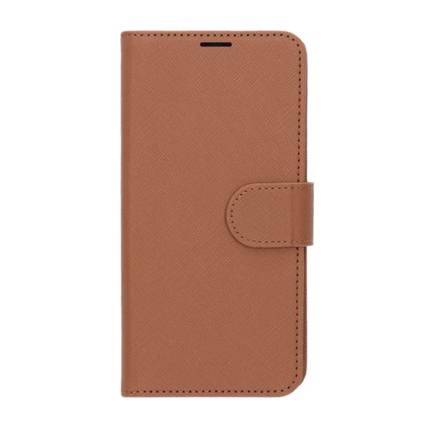 Samsung Galaxy S25 Plus Etui med Kortlomme stativfunksjon Brun