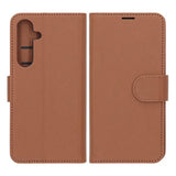 Samsung Galaxy S25 Plus Etui med Kortlomme stativfunksjon Brun