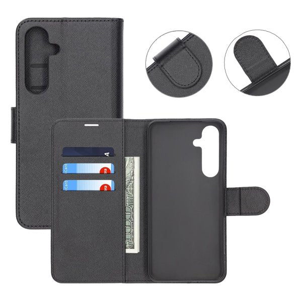 Samsung Galaxy S25 Plus Etui 3 Kortlomme Svart