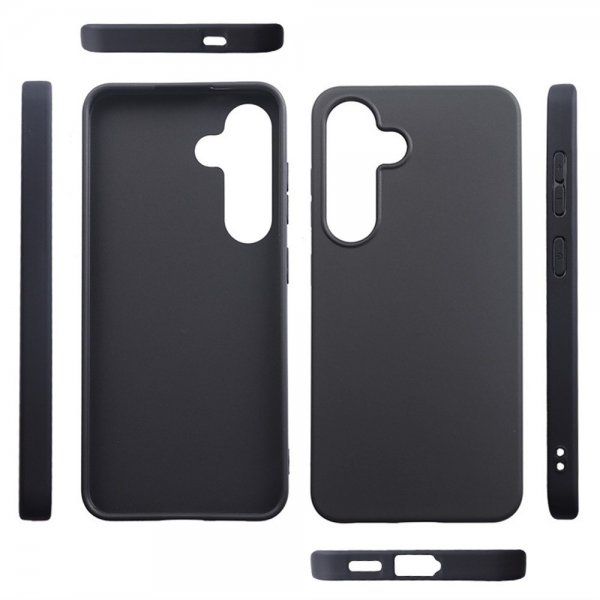 Nordic Covers Samsung Galaxy S24 Plus/Galaxy S25 Plus Deksel Feather Series Raven Black