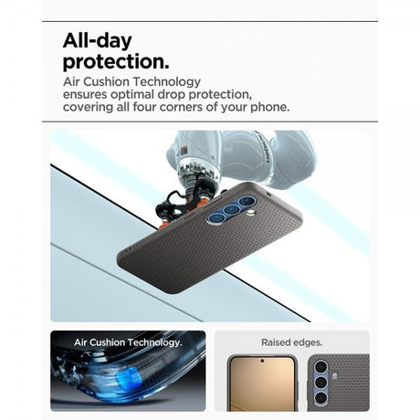 Spigen Samsung Galaxy S25 Plus Deksel Liquid Air Marble Gray