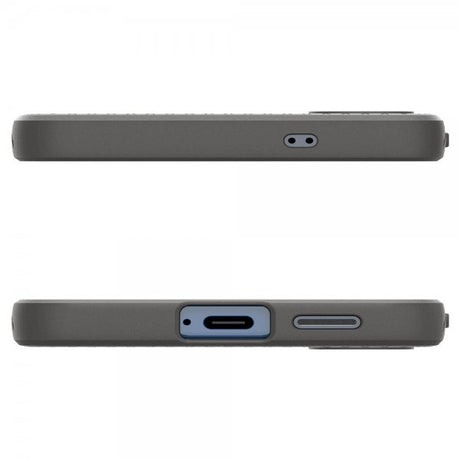 Spigen Samsung Galaxy S25 Plus Deksel Liquid Air Marble Gray