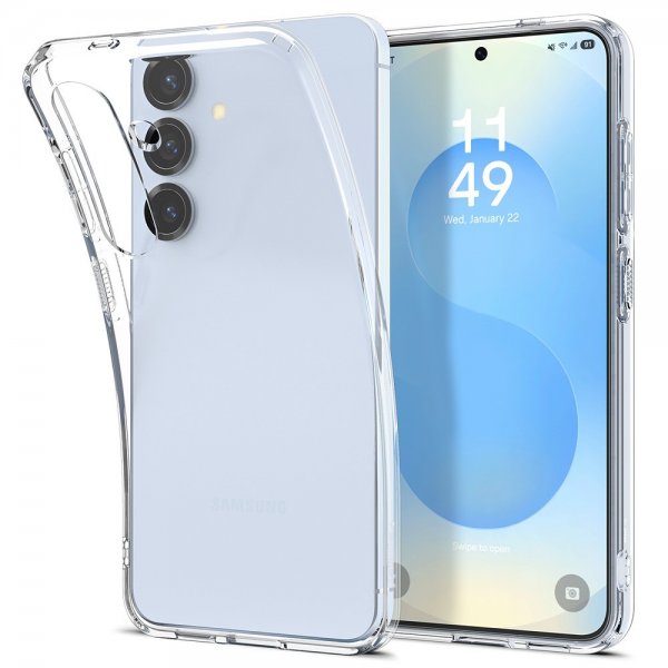 Spigen Samsung Galaxy S25 Plus Deksel Liquid Crystal Crystal Clear