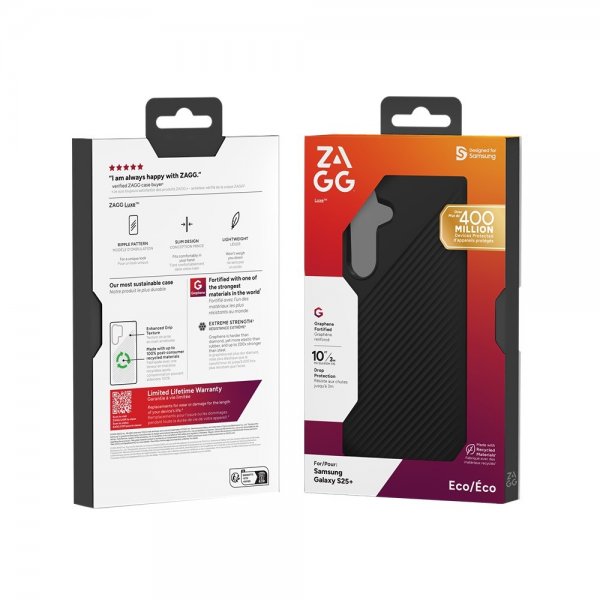 Zagg Samsung Galaxy S25 Plus Deksel Luxe Svart