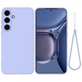 Samsung Galaxy S25 Plus Deksel med Stropp Silikon Lilla