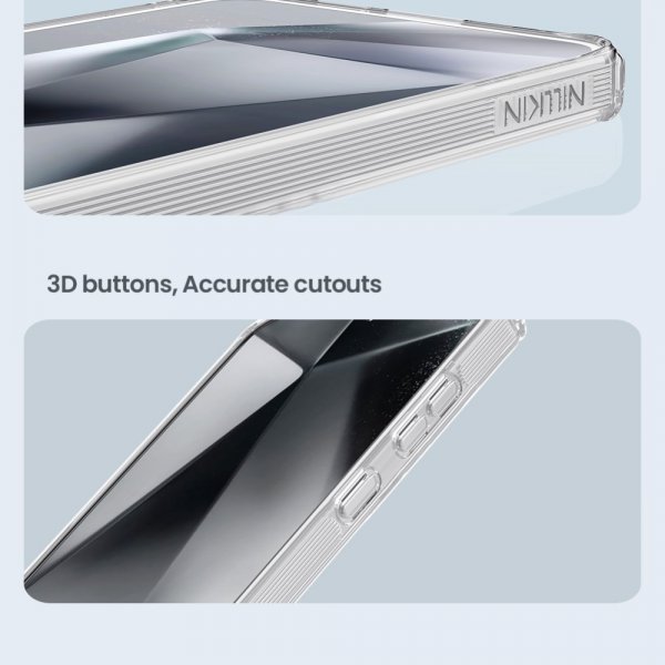 Nillkin Samsung Galaxy S25 Plus Deksel Nature Pro Series MagSafe Transparent