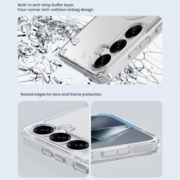 Nillkin Samsung Galaxy S25 Plus Deksel Nature Pro Series MagSafe Transparent
