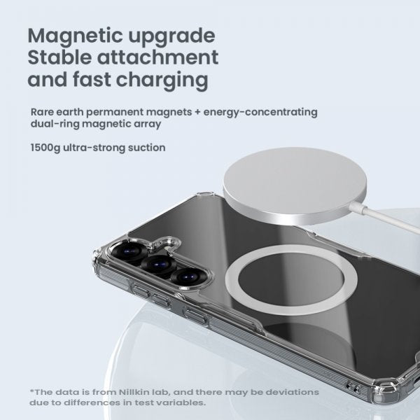 Nillkin Samsung Galaxy S25 Plus Deksel Nature Pro Series MagSafe Transparent