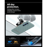 Spigen Samsung Galaxy S25 Plus Deksel Parallax MagFit Sage Green
