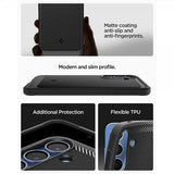 Spigen Samsung Galaxy S25 Plus Deksel Rugged Armor MagFit Matte Black