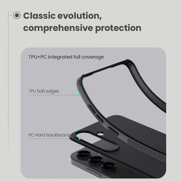 Nillkin Samsung Galaxy S25 Plus Deksel Super Frosted Shield Pro MagSafe Svart