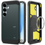Spigen Samsung Galaxy S25 Plus Deksel Tough Armor MagFit Abyss Green