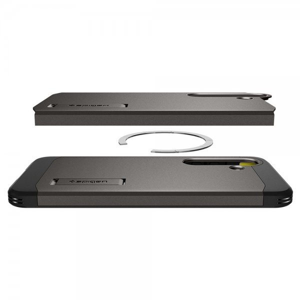 Spigen Samsung Galaxy S25 Plus Deksel Tough Armor MagFit Gunmetal