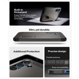 Spigen Samsung Galaxy S25 Plus Deksel Tough Armor MagFit Gunmetal