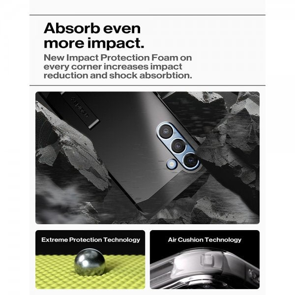 Spigen Samsung Galaxy S25 Plus Deksel Tough Armor MagFit Svart
