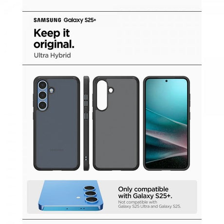 Spigen Samsung Galaxy S25 Plus Deksel Ultra Hybrid Frost Black