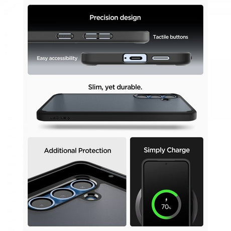 Spigen Samsung Galaxy S25 Plus Deksel Ultra Hybrid Frost Black