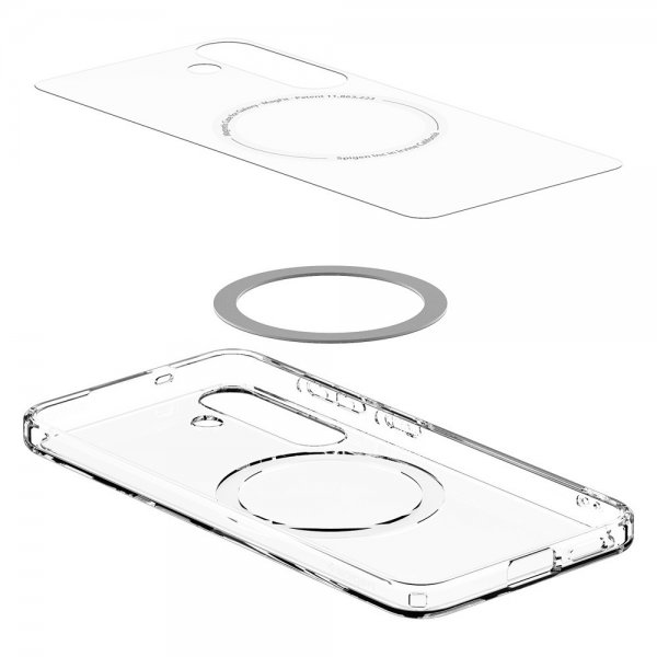 Spigen Samsung Galaxy S25 Plus Deksel Ultra Hybrid MagFit Clear White