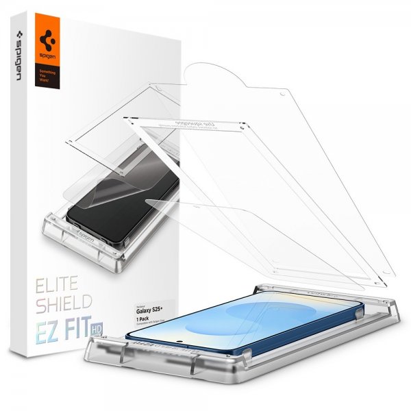 Spigen Samsung Galaxy S25 Plus Skjermbeskytter EliteShield EZ Fit