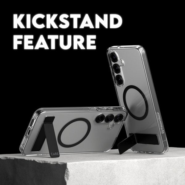 CARE by PanzerGlass Samsung Galaxy S25 Deksel Kickstand MagSafe Svart