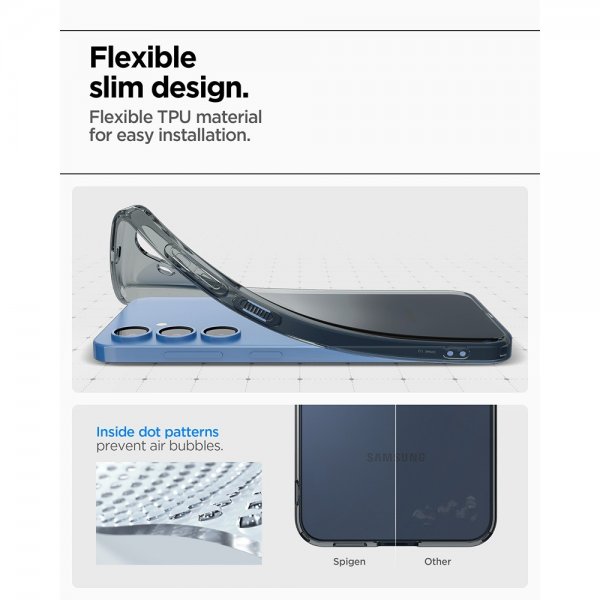 Spigen Samsung Galaxy S25 Deksel Liquid Crystal Space Crystal