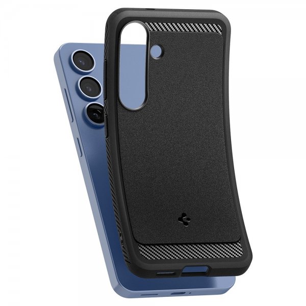 Spigen Samsung Galaxy S25 Deksel Rugged Armor MagFit Matte Black