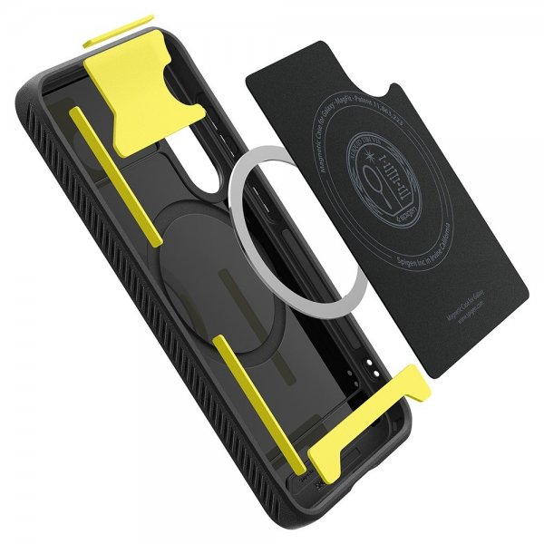 Spigen Samsung Galaxy S25 Deksel Rugged Armor MagFit Matte Black