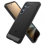 Spigen Samsung Galaxy S25 Deksel Rugged Armor MagFit Matte Black