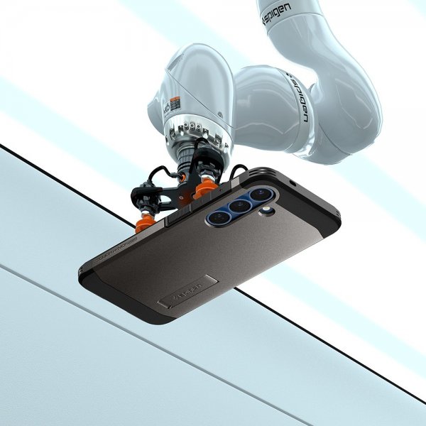 Spigen Samsung Galaxy S25 Deksel Tough Armor MagFit Gunmetal