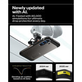 Spigen Samsung Galaxy S25 Deksel Tough Armor MagFit Gunmetal