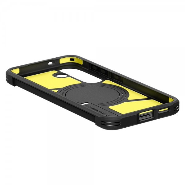 Spigen Samsung Galaxy S25 Deksel Tough Armor MagFit Gunmetal