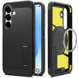 Spigen Samsung Galaxy S25 Deksel Tough Armor MagFit Svart