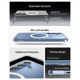 Spigen Samsung Galaxy S25 Deksel Ultra Hybrid MagFit Clear White