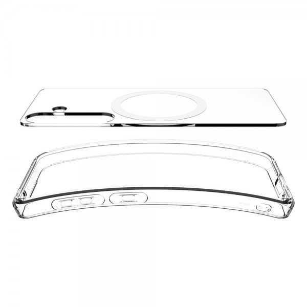 Spigen Samsung Galaxy S25 Deksel Ultra Hybrid MagFit Clear White