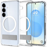 Spigen Samsung Galaxy S25 Deksel Ultra Hybrid S MagFit Clear White