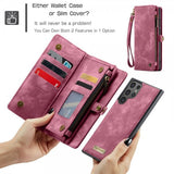 CaseMe Samsung Galaxy S25 Ultra Etui 008 Series Avtakbart Deksel Rød
