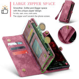 CaseMe Samsung Galaxy S25 Ultra Etui 008 Series Avtakbart Deksel Rød