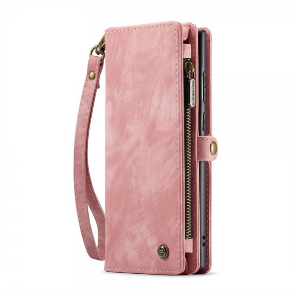 CaseMe Samsung Galaxy S25 Ultra Etui 008 Series Avtakbart Deksel Rosa