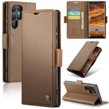 CaseMe Samsung Galaxy S25 Ultra Etui 023 Series Brun