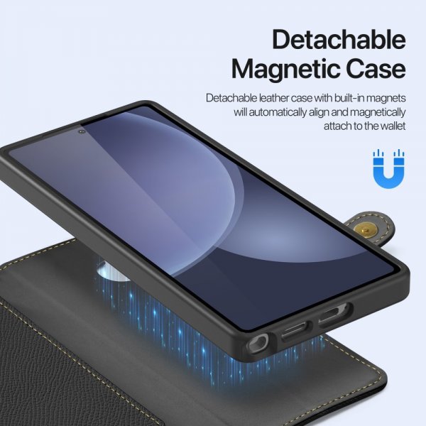 Dux Ducis Samsung Galaxy S25 Ultra Etui 2-in-1 Lawa Series MagSafe Svart