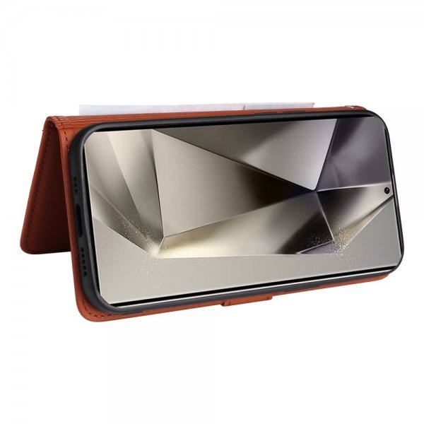 Betopnice Samsung Galaxy S25 Ultra Etui Avtagbart Deksel 005 Brun