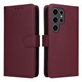 Betopnice Samsung Galaxy S25 Ultra Etui Avtagbart Deksel 005 Rød