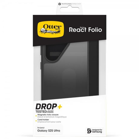 Otterbox Samsung Galaxy S25 Ultra Etui React Folio Black Crystal
