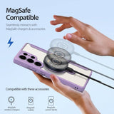 Dux Ducis Samsung Galaxy S25 Ultra Etui Skin X Pro Series Kickstand MagSafe Lilla
